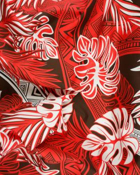 Polynesian fabric HAU Red - Tissushop